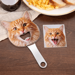 Personalized Funny Pet Face Photo Bottle Opener with Magnet Fridge Decor Bar Party Wine Accessory Birthday Gift for Friend Drinking Enthusiast