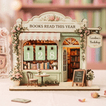 Personalized Books Read This Year Wooden Read Tracker with Text Bookshelf Decor Birthday Gift for Bookworms