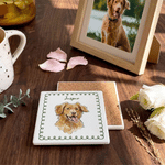 Personalized Hand-Drawn Style Border Pet Photo Ceramic Mug with Name Daily Use Birthday Gift for Pet Owner