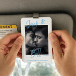 Personalized Drive Safe Couple Think of You Photos Acrylic Car Visor Clip with Name and Text Birthday Anniversary Gift for Couple