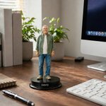 Personalised Creative Photo to 3D Figure Statue Ornament with Base and Name Home Decor in Loving Memory Sympathy Gift for Family Friend Pet Lover