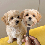 Personalized Funny Pet Face Photo Bottle Opener with Magnet Fridge Decor Bar Party Wine Accessory Birthday Gift for Friend Drinking Enthusiast