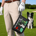 Personalized Pet Photo Golf Organizer Pouch and Golf Tools Set with Name Golf Field Use Birthday Gift for Golf Lover Pet Owner