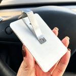 Personalized Drive Safe Couple Think of You Photos Acrylic Car Visor Clip with Name and Text Birthday Anniversary Gift for Couple