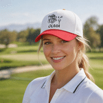 Personalised Fun Crocodile Playing Golf 100% Cotton Hat Baseball Cap with Name Golf Field Use Birthday Gift for Golfers Golf Lovers