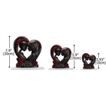 Personalized From Our First Kiss Till Our Last Breath Gothic Style Acrylic Ornament with Couple Names Anniversary Wedding Halloween Gift for Couple