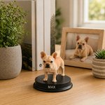 Personalised Creative Photo to 3D Figure Statue Ornament with Base and Name Home Decor in Loving Memory Sympathy Gift for Family Friend Pet Lover
