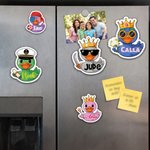 Personalised Duck Character Cruise Door Magnet With Name Cruise Cabin Door Decoration Birthday Summer Holiday Gift for Cruise Lovers Travellers
