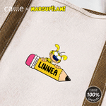 Personalized Leopard Marsupilami Canvas Tote Bag with Name Daily Use Birthday Gift for Friend Family | Callie × Marsupilami®