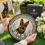 Personalized I'm Always with You Pet Photo Garden Stone with Name and Year Garden Decoration Meaningful Sympathy Gift for Pet Owners Lovers