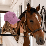 Personalised Line Horse Photo Silhouette Adjustable Baseball Cap with Name Horse Riding Birthday Gift for Horse Lovers Equestrians
