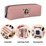 Personalised Multicolour Photo Pencil Case Pen Bag with Name Teacher's Day Birthday Back to School Gift for Colleague Teacher Student