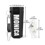 Personalised Name Logo Portable Golf Ball Washer Cleaner with Cleaning Solution Bottle Birthday Gift for Golf Lovers Coachs