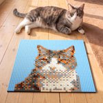 Personalised DIY Photo Brick Mosaic Kit Mosaic Portrait Christmas Birthday Anniversary Gift for Pet Lovers Couples Families