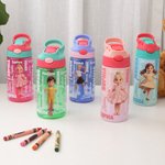 Personalisierte Trinkflasche mit Foto-Avatar und Namenswolke | BPA-frei | Edelstahl isoliert oder Tritan | Einschulung Geburtstag Geschenk für Kinder