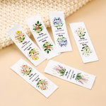 Étiquettes de couture personnalisées avec texte et fleur de naissance - Cadeau d'anniversaire pour amateurs de tricot