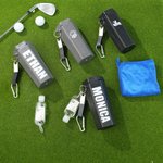 Personalised Name Logo Portable Golf Ball Washer Cleaner with Cleaning Solution Bottle Birthday Gift for Golf Lovers Coachs
