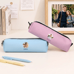 Personalised Multicolour Photo Pencil Case Pen Bag with Name Teacher's Day Birthday Back to School Gift for Colleague Teacher Student