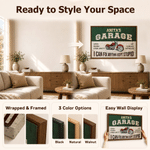 Personalized I Can Fix Anything Except Stupid Garage Canvas Prints with Name Garage Decor Ship from USA Birthday Gift for Car Motorcycle Lovers