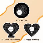 Personalized Photo Projection Necklace with Initial Picture Inside Jewelry Anniversary Birthday Gift for Her
