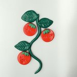Personalized Polymer Clay Family Tree Tomato Fridge Magnets with Name Farmcore Kitchen Decor Housewarming Gift for Family  Home Movers