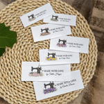 Personalized Sewing Machine Birth Flower 100% Cotton Sewing Labels with Text Clothing Handmade Item 15 Pcs Birthday Gift for DIY Craft Lovers