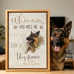 Personalized Watercolor Pet Photo Minimalist Canvas Prints with Name Home Decor Ship from USA Memorial Daily Gift for Pet Lovers