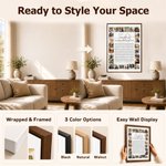 Personalized Fifty Reasons We Love You Canvas Prints with Photos Home Wall Decor Ship from USA Birthday Anniversary Gift for Family Grandparents