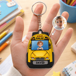 Personalized Driving Character Transportation Theme Emergency Contact NFC Tag with Name and Phone Number Back to School Gift for Kids
