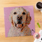 Personalised DIY Photo Brick Mosaic Kit Mosaic Portrait Christmas Birthday Anniversary Gift for Pet Lovers Couples Families