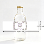 Personalised Watercolour Floral Waterproof Water Bottle Labels Stickers with Name Venue and Date Set of 20 Wedding Engagement Gift for Newlyweds