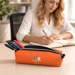 Personalised Multicolour Photo Pencil Case Pen Bag with Name Teacher's Day Birthday Back to School Gift for Colleague Teacher Student