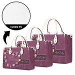 Bolso tote grande personalizado con flor de nacimiento vintage de 1 a 12 nombres y correa regalo de cumpleaños aniversario y navidad para mujer