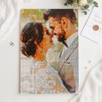 Personalised DIY Photo Brick Mosaic Kit Mosaic Portrait Christmas Birthday Anniversary Gift for Pet Lovers Couples Families