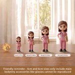 Personalised Unique 3D Photo Medical Staff Figurine with Name and Wooden Base Desk Decor Birthday Appreciation Gift for Doctor Nurse Medical Staff