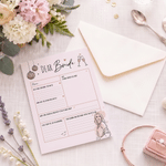 Personalized Dear Bride Photo Pink Greeting Card Bachelorette Party Wedding Gift for Brides Besties Friends