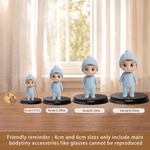 Personalized 3D Photo Baby Figurine with Text and Wooden Base Bedroom Decor Birthday Gift for New Moms Dads Parents