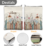 Personalised Butterfly Flower Book Sleeve with Name Daily Use Birthday Anniversary Gift for Book Lovers