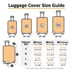 Personalised Exaggerated Comic Photo Luggage Cover Fits 18-32 Inches Suitcase Daily Use Travel Accessories Birthday Gift for Travel Lovers Couples