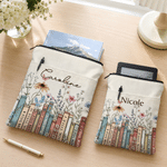 Personalised Butterfly Flower Book Sleeve with Name Daily Use Birthday Anniversary Gift for Book Lovers