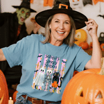 Personalised Halloween Spooky Season Kid Adult T-shirt Sweatshirt Hoodie with Name Halloween Gift for Family Family