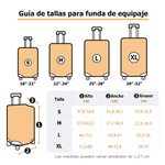 Funda de equipaje personalizada con foto de cómic exagerado para maletas de 18 a 32 pulgadas con regalo de cumpleaños para parejas y viajeros