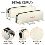 Personalized Multicolor Minimalist Style Pencil Pouch with Name Daily Use Teacher's Day Back to School Gift for Teachers Students Colleagues