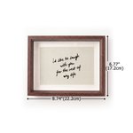 Personalised Handwriting Embroidery Frame Wedding Vow Gift Love Letter Keepsake Birthday Anniversary for Newlyweds Family
