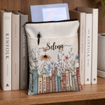 Personalised Butterfly Flower Book Sleeve with Name Daily Use Birthday Anniversary Gift for Book Lovers