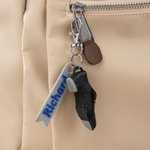 Porte-clés personnalisé imprimé en 3D représentant une chaussure de claquettes multicolore, avec inscription et breloque en forme de ruban – Cadeau d'anniversaire ou pour un concours de danse destiné 
