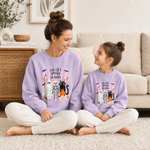 Personalised Halloween Spooky Season Kid Adult T-shirt Sweatshirt Hoodie with Name Halloween Gift for Family Family