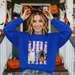 Personalised Halloween Spooky Season Kid Adult T-shirt Sweatshirt Hoodie with Name Halloween Gift for Family Family