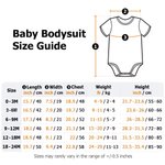 Personalized Our First Father's Day Footy Jersey Bear 100% Cotton Baby Bodysuit Romper T-shirt with Name and Number Father's Day Gift for Men Newborns
