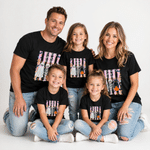 Personalised Halloween Spooky Season Kid Adult T-shirt Sweatshirt Hoodie with Name Halloween Gift for Family Family